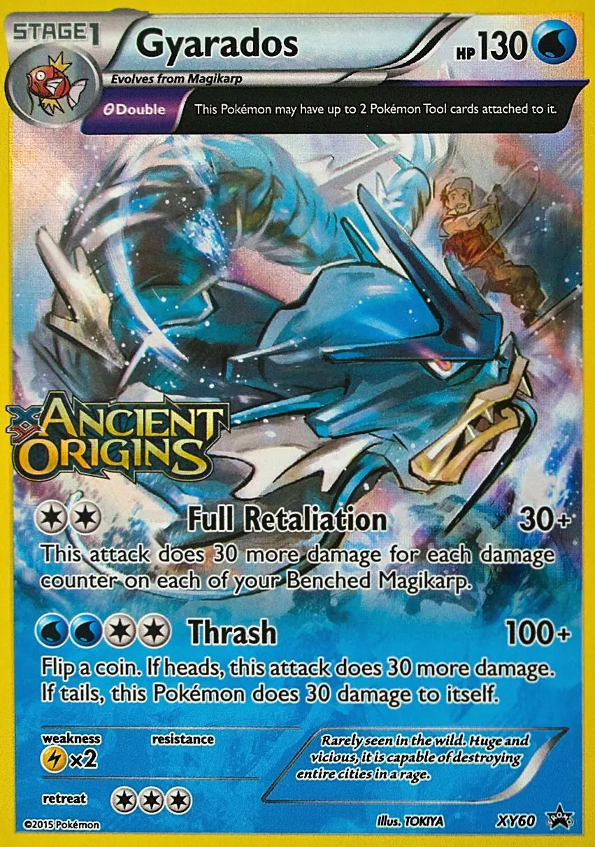 Gyarados Pokemon card from XY Black Star Promos